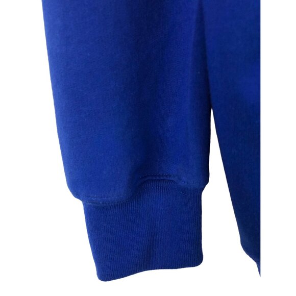 Blast Womens SIze M Blue/Purple 1/4 Zip Textured Embroidered Paisley Sweatshirt - Picture 10 of 13